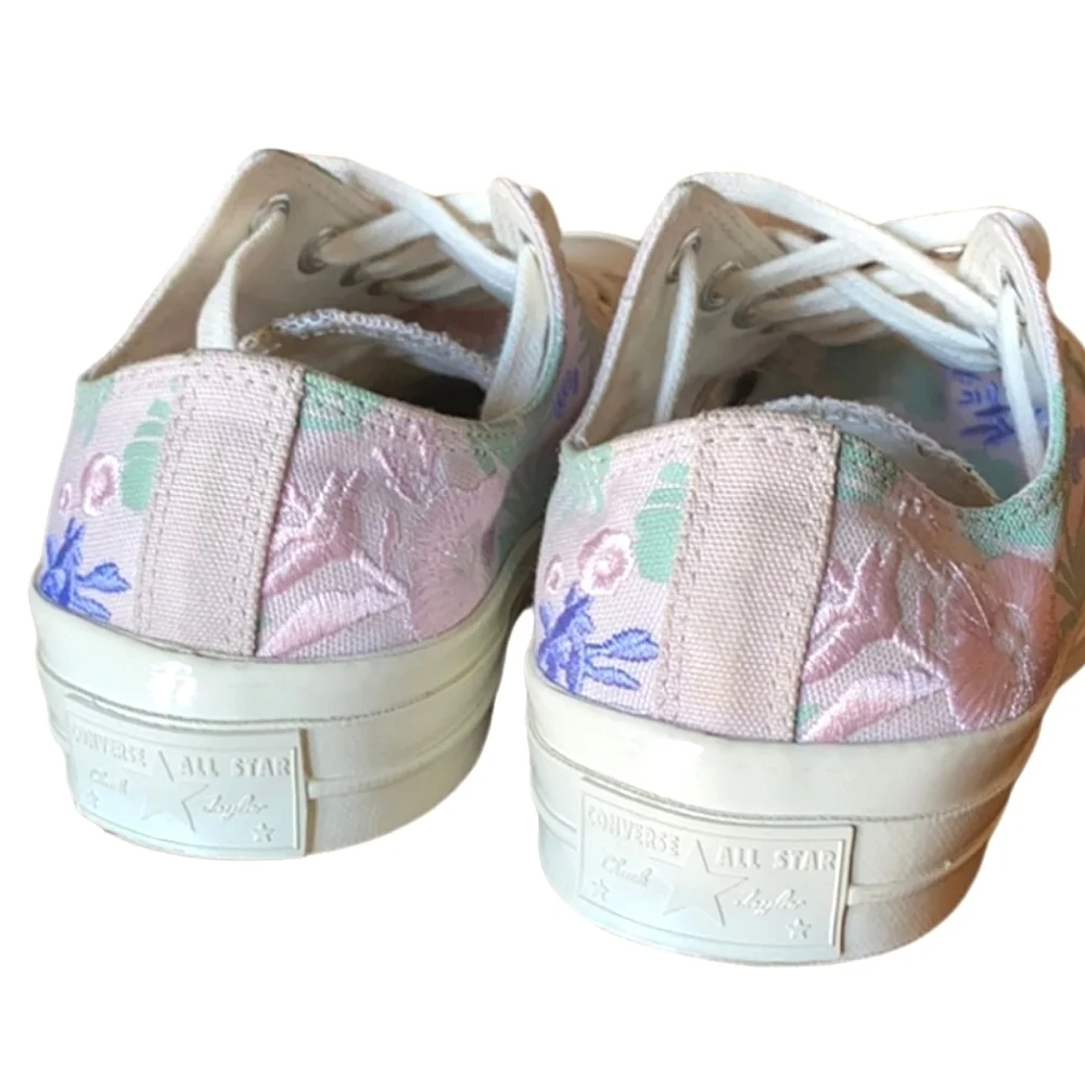 Converse All Star Floral Embroidered Chuck Taylor Palm Print - Picture 3 of 4